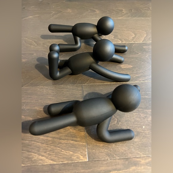 Umbra Buddy Hooks Black (Set of 3) - Picture 2 of 7